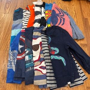 4t boys long sleeve shirts